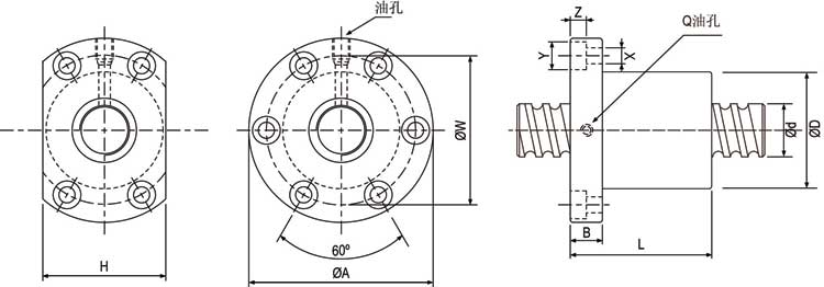 SFI05010-4滾珠絲桿,